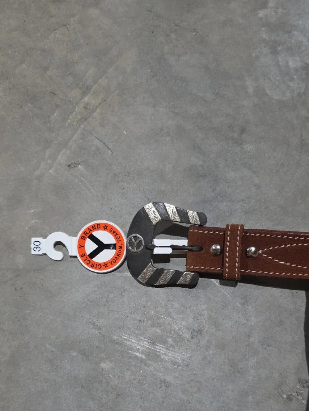Circle Y Leather Belt